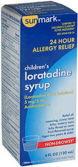 Sunmark Children's Loratidine Syrup - 4 oz