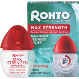 Rohto Cool Max Cooling Eye Drops Maximum Redness Relief - 0.4 fl oz