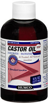 Humco Castor Oil for Constipation - 6 oz
