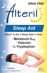 Alteril All Natural Sleep Aid Tablets Maximum Strength - 30 ct