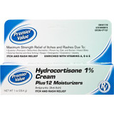 Premier Value Hydrocortisone Cream Plus - 1oz