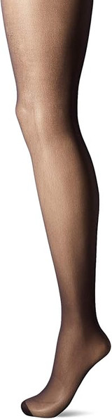 Control Top Panty Hose, Black, B - 1 Pkg