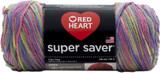 E300 Super Saver Yarn, Artis Print, 5 oz - 3 Packs
