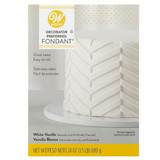 Cake Decorating Rolled Fondant, White - 1 Pkg