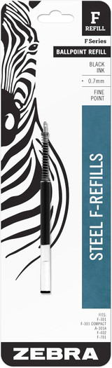 F-07Mm Pen Refill, Black, Fine - 1 Pkg