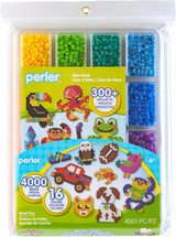 Perler Tray Of Beads With Idea Book, Multi, 4000 Pc - 1 Pkg