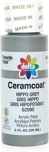 Ceramcoat Acrylic Paint, Hippo Grey, 2 oz - 1 Pkg