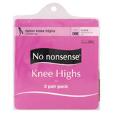 Knee High's Hose, Nude, One Size - 1 Pkg