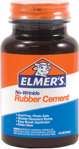Rubber Cement Glue, 4oz - 1 Pkg