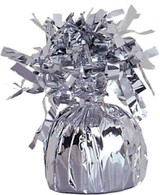 Foil Balloon Weight, Silver, 6.2 oz - 1 Pkg