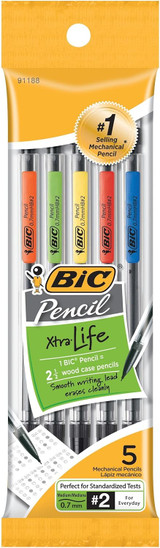 Mechanical Pencil, Black, .7Mm - 1 Pkg