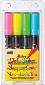 Bistro Chalk Marker Set, Flrd Flbl Flgn Flyl, 6Mm - 1 Pkg