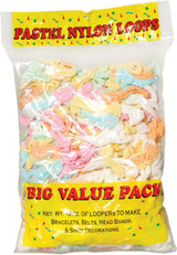 Nylon Loops, Pastel, 10 oz - 1 Pkg