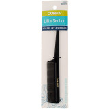 Tail Comb-Hard Rubber, Black - 1 Pkg