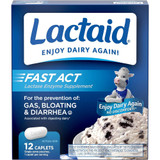 Lactaid Fast Act Caplets - 12 ea.