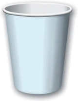 Solid Color Hot/Cold Cups, Pastel Blue, 9 oz - 1 Pkg