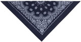 Bandanna-Paisley, Navy, 22"X22" - 1 Pkg