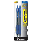 Pilot G2 Rolling Ball Pen 2pk Fine, Blue - .7mm