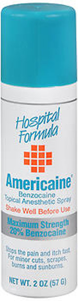 Americaine Benzocaine Topical Anesthetic Spray - 2 oz