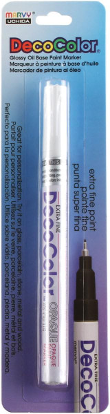 Opaque Paint Marker, White - 1 Pkg