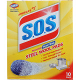 Sos Soap Scrub Pads, 10 Ct - 1 Pkg