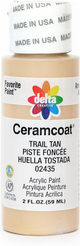Ceramcoat Acrylic Paint, Trail Tan, 2 oz - 1 Pkg
