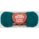 E300 Super Saver Yarn, Real Teal, 7 oz - 3 Packs