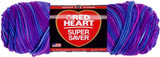 E300 Super Saver Yarn, Grape Fizz, 5 oz - 3 Packs
