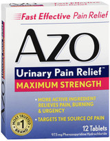 Azo Standard Tablets Maximum Strength - 12 ct