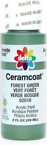 Ceramcoat Acrylic Paint, Forest Green, 2 oz - 1 Pkg