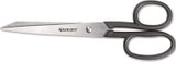 Scissors, Forged Straight, Black,  8 Inch - 1 Pkg
