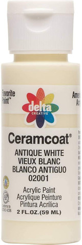 Ceramcoat Acrylic Paint, Antique White, 2 oz - 1 Pkg
