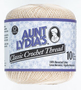 Aunt Lydia's Classic Crochet Thread, Ecru, 350 Yds. - 3 Pkgs