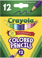 Colored Pencils - Short, 12Ct. - 1 Pkg