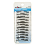 Hair Clippies, Black, 12 Ct - 1 Pkg