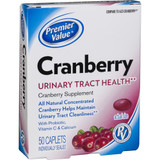 Premier Value Cranberry Tabs - 50ct