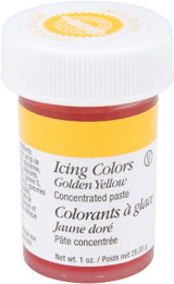 Paste Food Colors, Cake Decorating, Golden Yellow, 1 oz - 1 Pkg