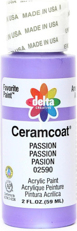 Ceramcoat Acrylic Paint, Passion, 2 oz - 1 Pkg
