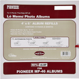 Pocket Refills W/Memo, Clear, 60 Pocket - 1 Pkg