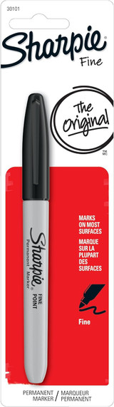 Sharpie Marker, Black Fine, 1Ct. - 1 Pkg