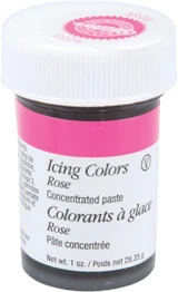 Paste Food Colors, Cake Decorating, Rose, 1 oz - 1 Pkg