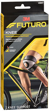 Futuro Sport Moisture Control Knee Support Large, 45697EN
