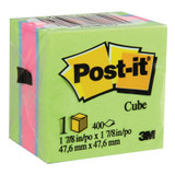 Post-It Note Cube, Ultra Collection-Flo, 2X2"
