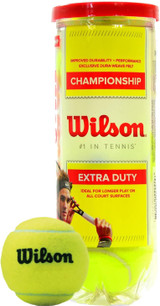 Championship Extra Duty Tennis Balls, Yellow, 3 Ct - 1 Pkg