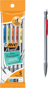 Mechanical Pencil 5pk, Black - .5mm
