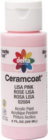 Ceramcoat Acrylic Paint, Lisa Pink, 2 oz - 1 Pkg