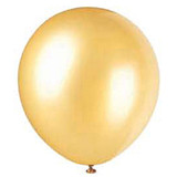 Metallic/Pearlized Balloons, Pearlized Gold, 12" - 8 ct