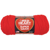 E300 Super Saver Yarn, Hot Red, 7 oz - 3 Packs