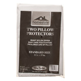 Pillow Cover With Zipper - 2 Pack, 21"X27"/Standard, White - 1 Pkg