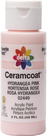 Ceramcoat Acrylic Paint, Hydrangea Pink, 2 oz - 1 Pkg